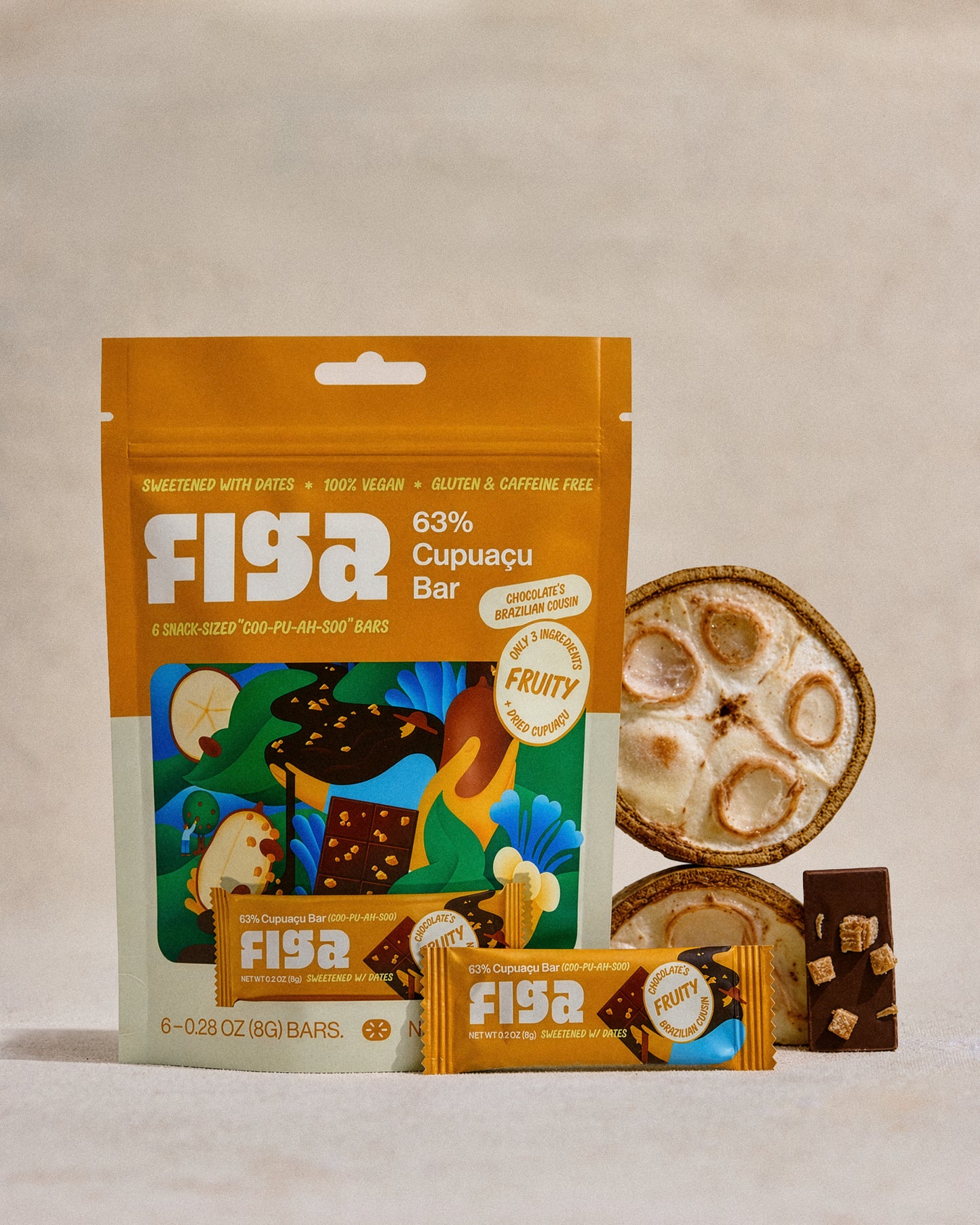 Figa Minis - Fruity | 6-Pack Snack Pouch