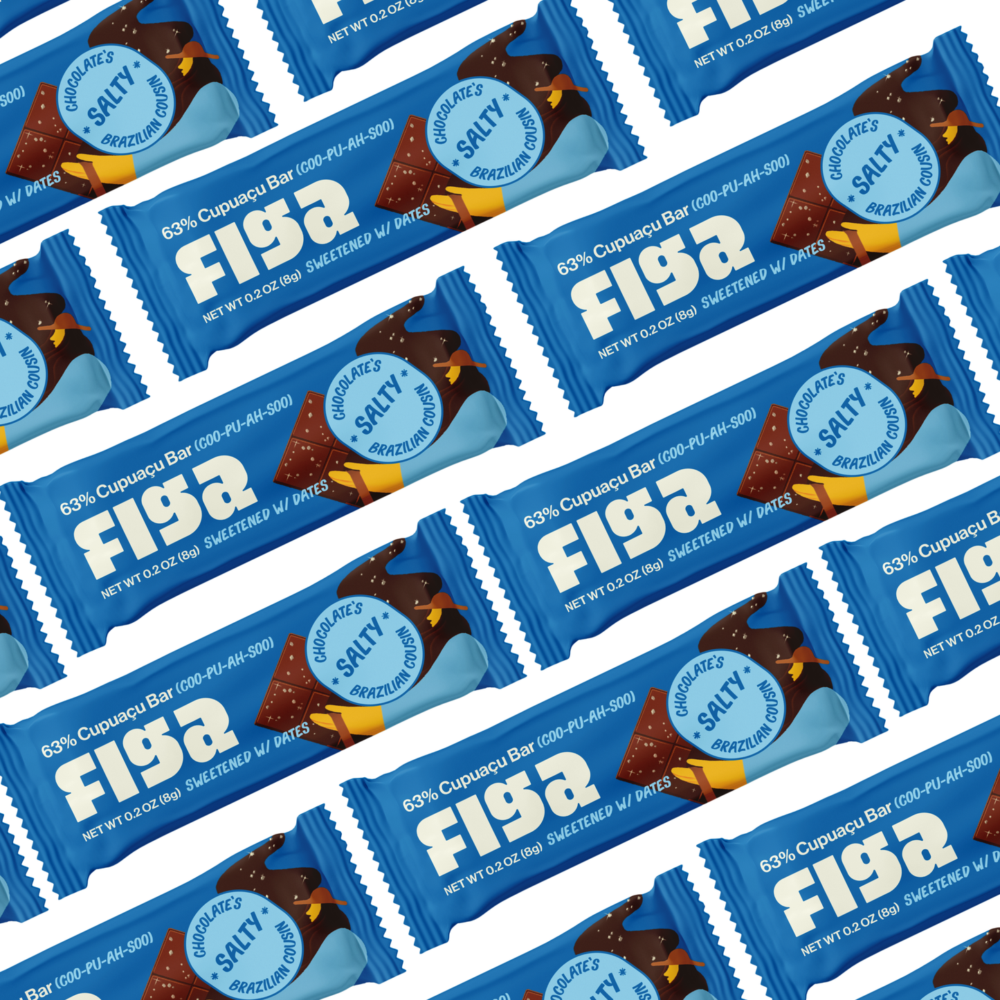 Figa Minis - Salty | 6-Pack Snack Pouch