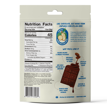 Figa Minis - Salty | 6-Pack Snack Pouch