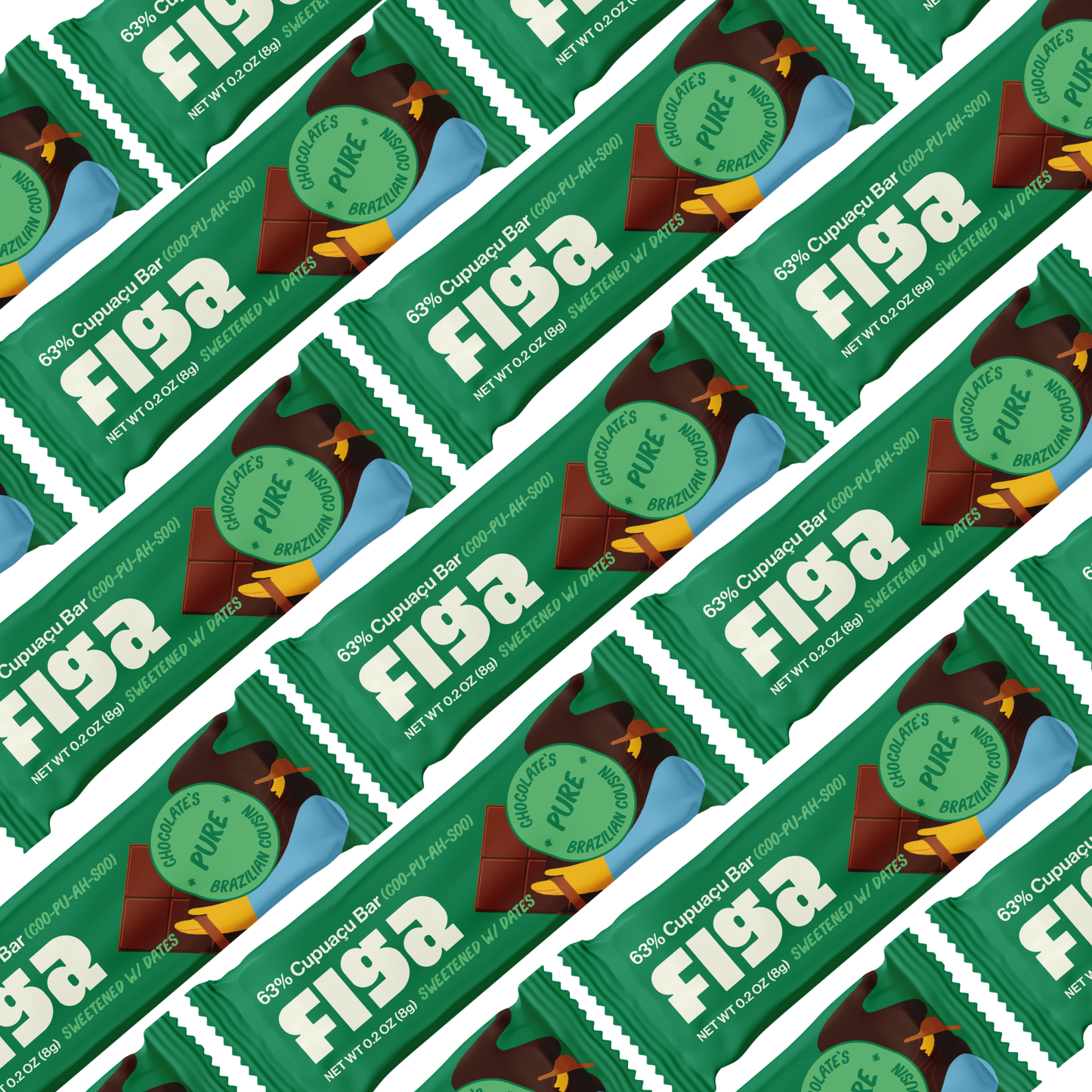Figa Minis - Pure | 6-Pack Snack Pouch